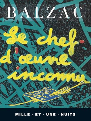 cover image of Le Chef-d'oeuvre inconnu